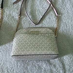Michael Kors Cream Crossbody Bag